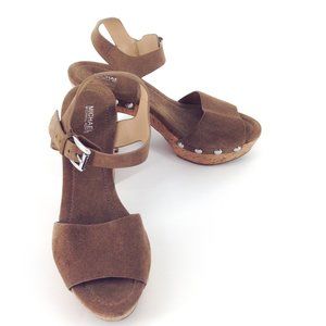 MICHAEL MICHAEL KORS Hayden Suede Platform Sandal